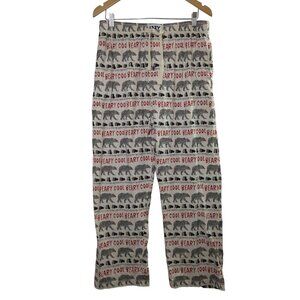 Lazy One‎ Flannel Pajama Pants Bottoms Unisex Large Beary Cool Polar Bear